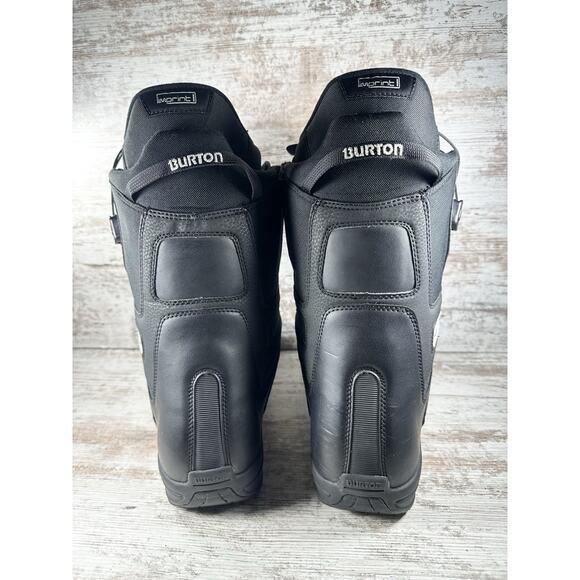 Men\'s Burton Moto Black Snowboarding Boots Sz 9 EUC! main image 7